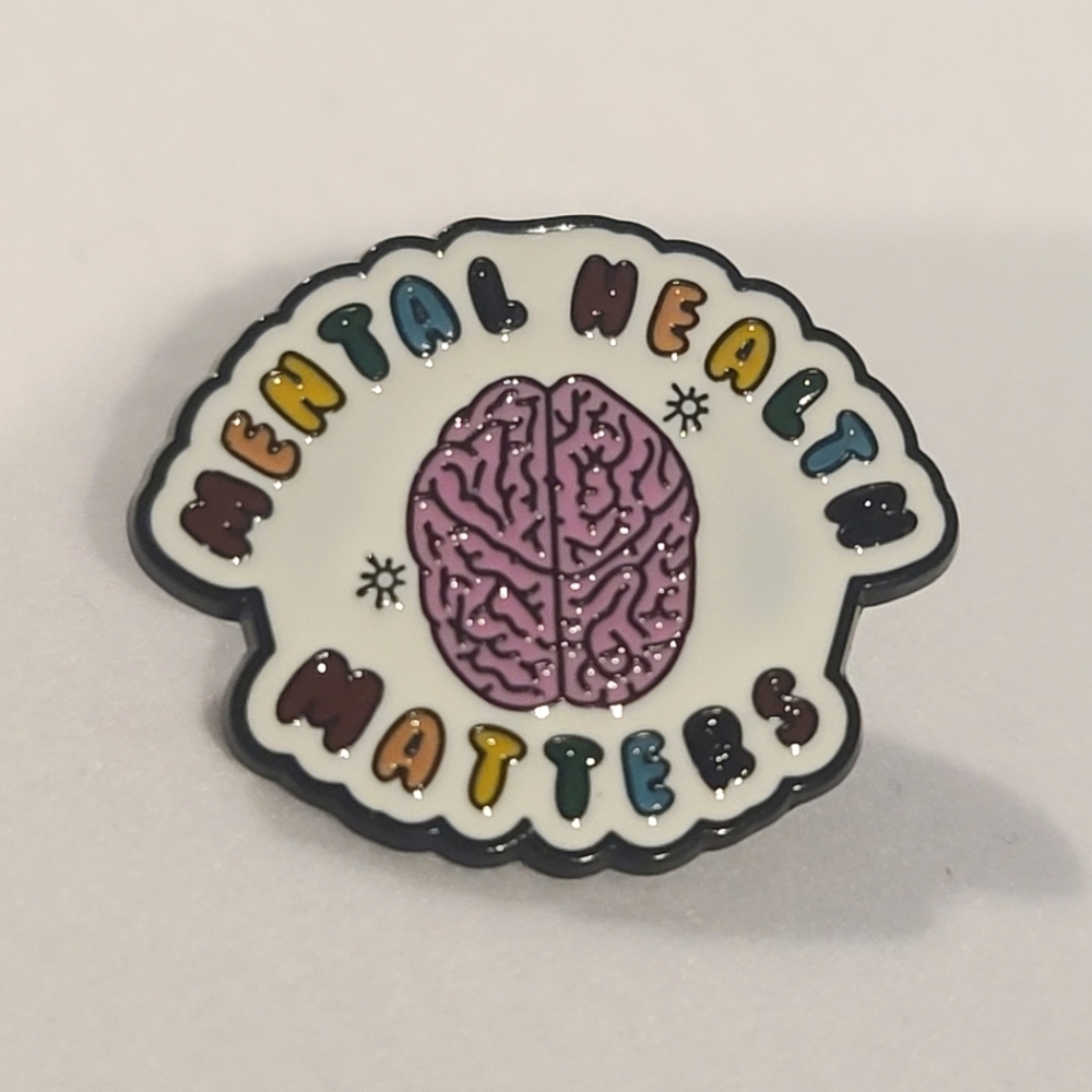 Mental Health Awareness Enamel Pin